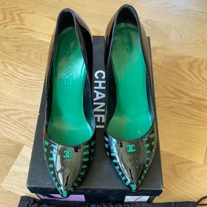 Patent Leather 100% Authentic CHANEL Pumps